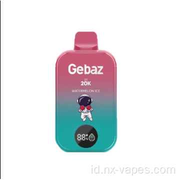 Gebaz 20000 puffs vape sekali pakai